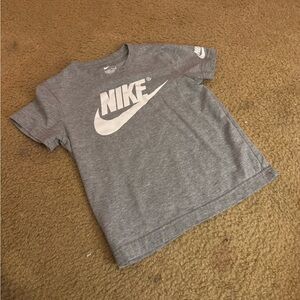 Nike Kids Heather Gray Short Sleeve Tee